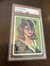 1966 Topps Batman #27 - Sinister Smile - Cat Woman PSA 4