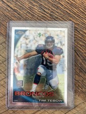 Tim Tebow 2010 Topps Chrome Rookie Card RC C100 Broncos 🔥