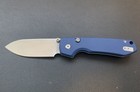 Vosteed Raccoon Top Liner Lock Folding Knife Blue Micarta Handle 14C28N A2905 — photo 2