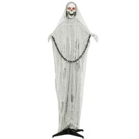 183Cm Halloween Dekoration Halloween Sensenmann Mit Led-Lichter, Soundfunktion