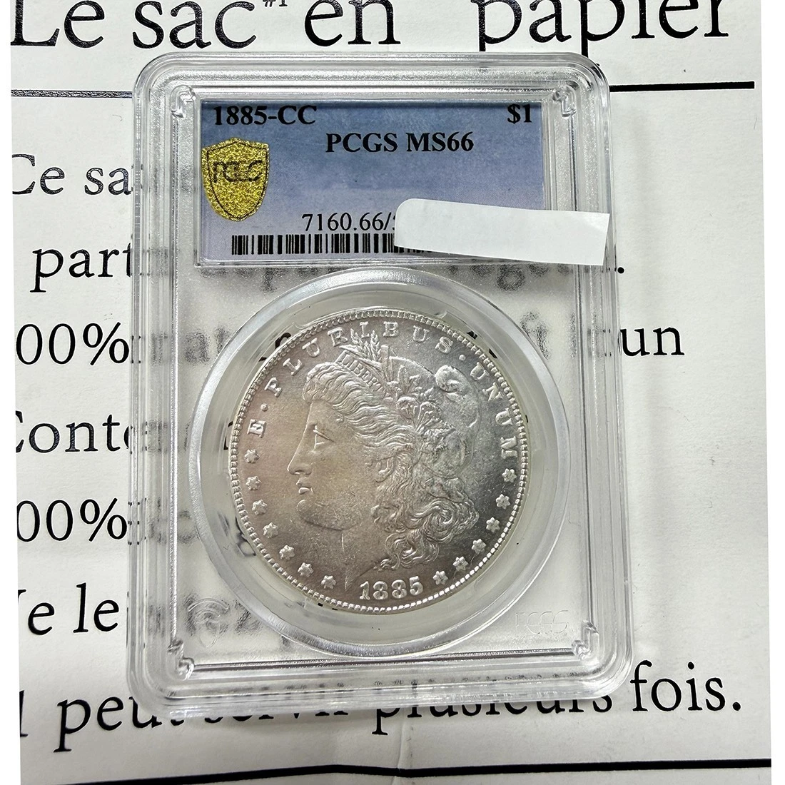 Uncirculated Silver 1885 Year Morgan US Dollars (1878-1921) for