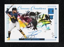 2024 Panini Impeccable Canvas Creations Platinum 1/1 Jackson Chourio Auto 0v33