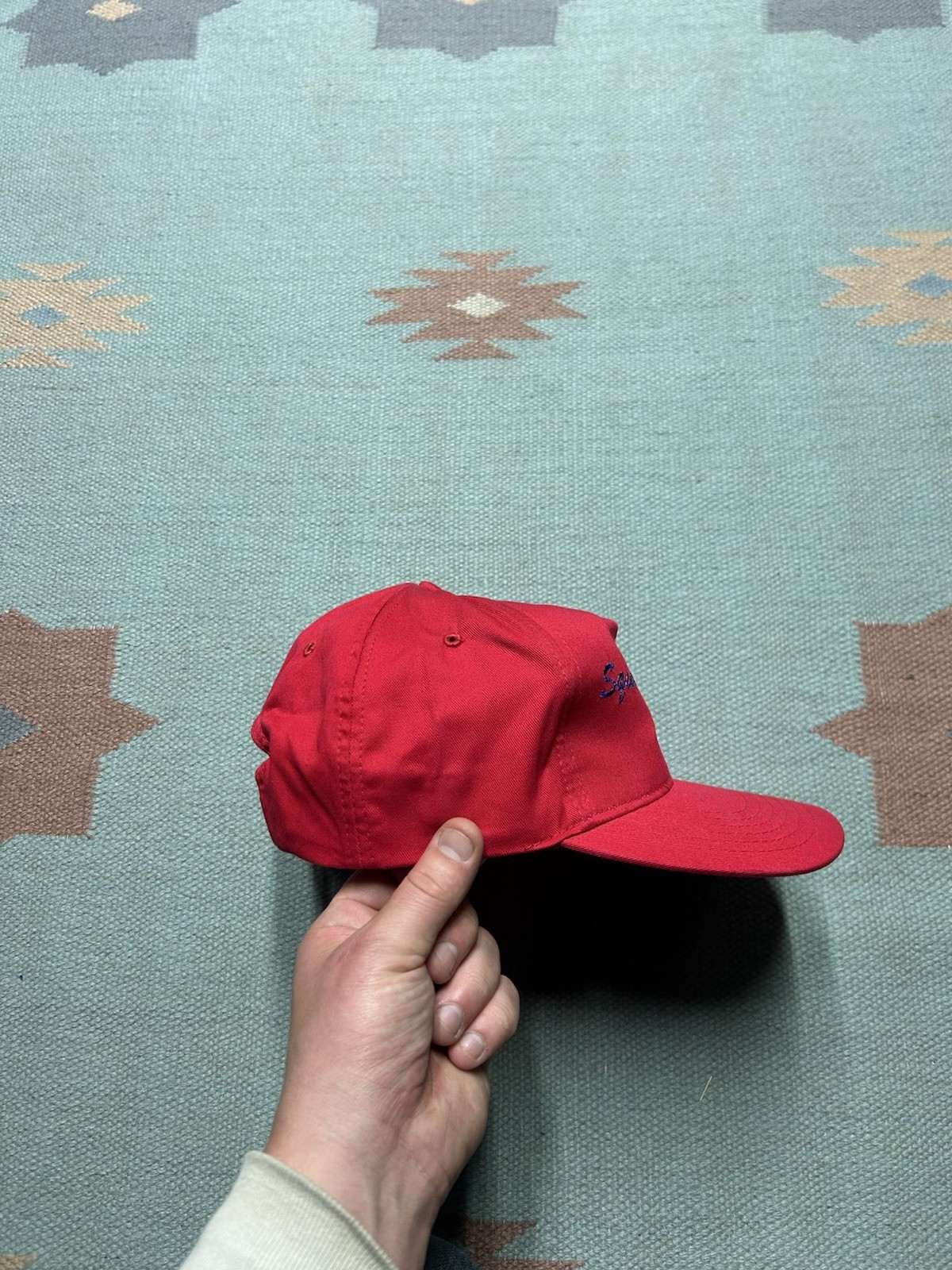 Vintage SnapBack hat cap square dance embroidered… - image 8