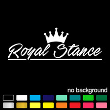 Royal Stance Premium Car Decal Sticker Lowered Stance Life Vinyl Trucks Window