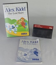 Alex Kidd: The Lost Stars (Sega Master System, 1988) CIB Complete Tested Working