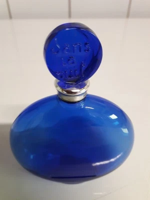 flacon parfum bleu  vide marque  worth  signé r. lalique - Photo 1/4