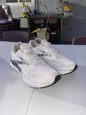 Size 10 Brooks Ghost 16 [1204071B147] Women Running Shoes White/Oyster/Lava