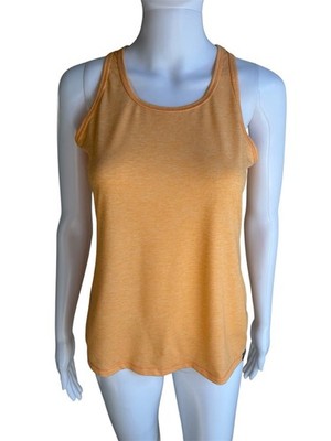 Title Nine Racerback Athletic Tank Top Women s Small Orange Running Gym