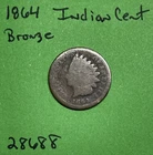 1864 Indian Head Cent / Penny 1c Bronze