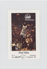 1978-79 Seattle Supersonics Police Paul Silas 0kd8