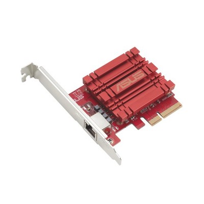 ASUS XG-C100C 10G Network Adapter PCI-E x4 Card with Single RJ-45 1.90, Clear