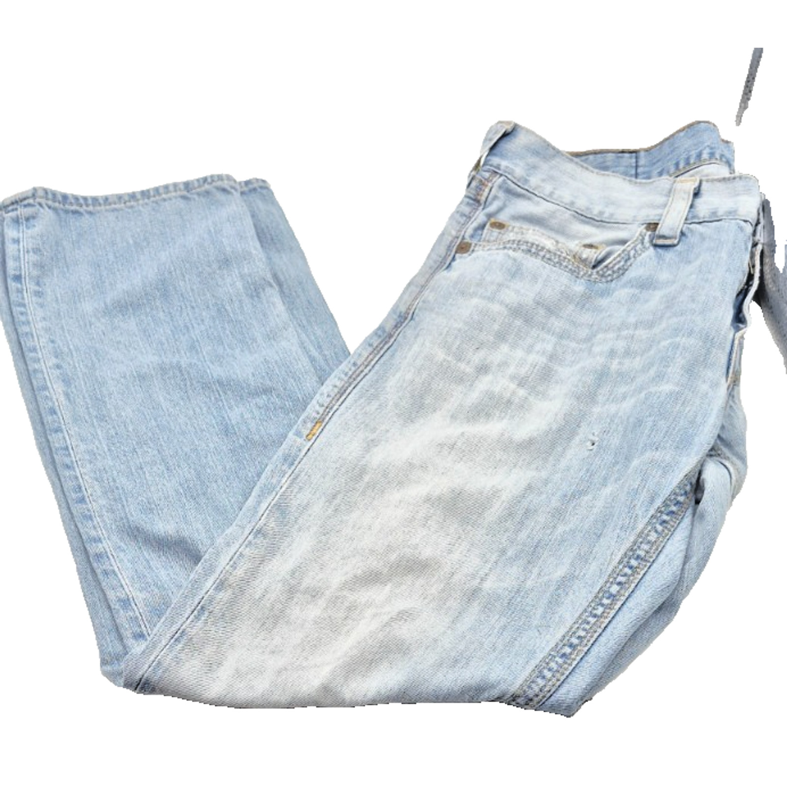 VTG True Religion Jeans Ricky Distressed Size 34 Waist x 32 Inseam Straight Leg thumbnail 5