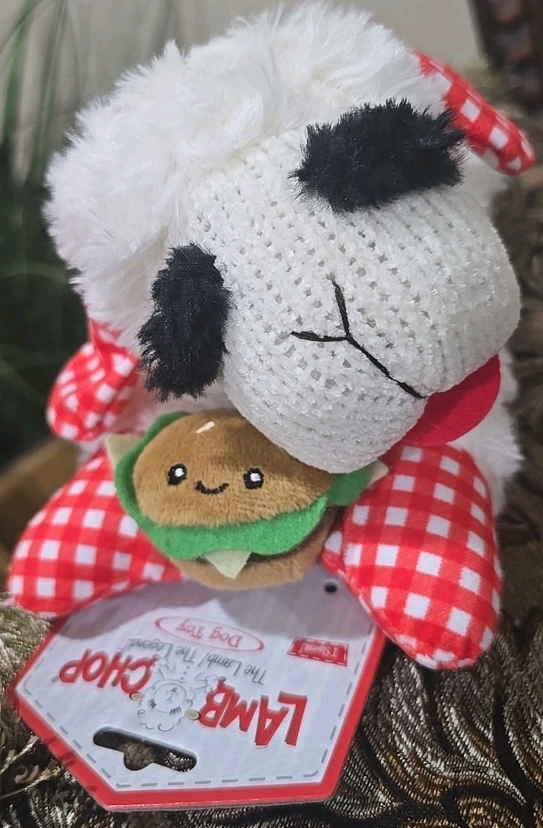 Lamb Chop Dog Toy 10.5"