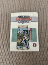 Budweiser Limited Edition Salutes The Gridiron Legacy Ceramic Stein W/ Box