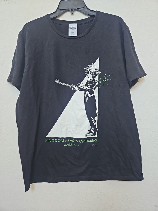 Kingdom Hearts Orchestra World Tour Sora Graphic T-shirt Unisex Size XXL/ USA XL