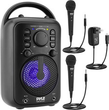 Parlante Altavoz Bluetooth Karaoke con Microfonos Bocinas Potentes Sonido Claro