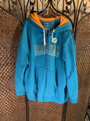 NFL Proline Fanatics Miami Dolphins Full Zip 4XL Hoodie 