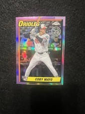 2025 Topps Chrome - 1990 Topps Baseball Coby Mayo #90CB-17 (RC)