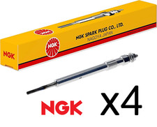 NGK 90900 CZ267 Glow Plug x4 Fits 4008 C4 Aircross L200 Outlander Shogun 06-25