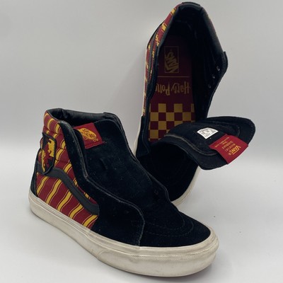 Vans Harry Potter x Sk8-Hi 'Gryffindor' VN0A4BV6XK8 size M 5.5 W 7 Black Shoes