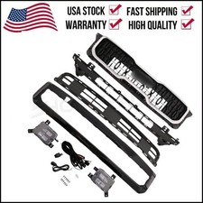 6 pcs Front Bumper Grille Kit w/ Valance Pane...
