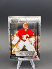 2023-2024 OPC PLATINUM DUSTIN WOLF CGY FLAMES MARQUEE ROOKIE
