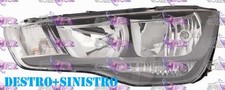 COPPIA FARI FANALE PROIETTORE SX-DX H7-H1 C/MOTORE ELETT.PARAB.NERA AUDI A1 10>