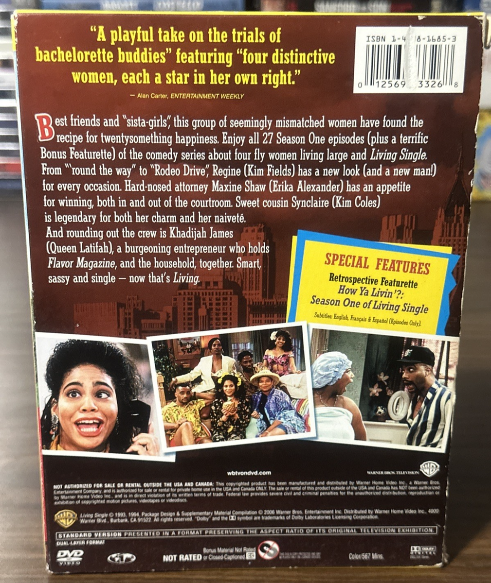 Living Single - The Complete First Season (DVD, 2006, 4-Disc Set