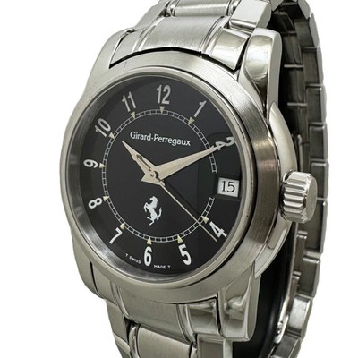 Wristwatch GIRARD PERREGAUX 8025 Ferrari Silver 36mm Stainless steel USED
