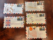 Andromeda 5 Space Covers 1970 Satellites: Intelsat Skynet Barium Ion Cloud + !!