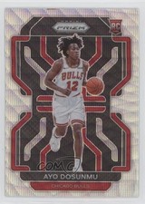 2021-22 Panini Prizm Silver Wave Prizm Ayo Dosunmu #271 14lm