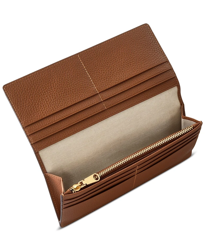 Radley London the Rathbone 大号皮革双折钱包鞍座金色 — 第 2/3 张图片