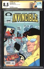 Invincible (2003) # 10 CGC Signature Series 8.5 VF+ Signed/Sketch Ryan Ottley