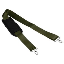 59" Shoulder Strap, 1.5" Width Adjustable Strap with Padded Swivel Hooks, Green