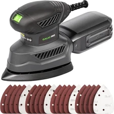 GALAX PRO Detail Sander 1.1A 13000OPM w/20 Sandpapers & Dust Box US