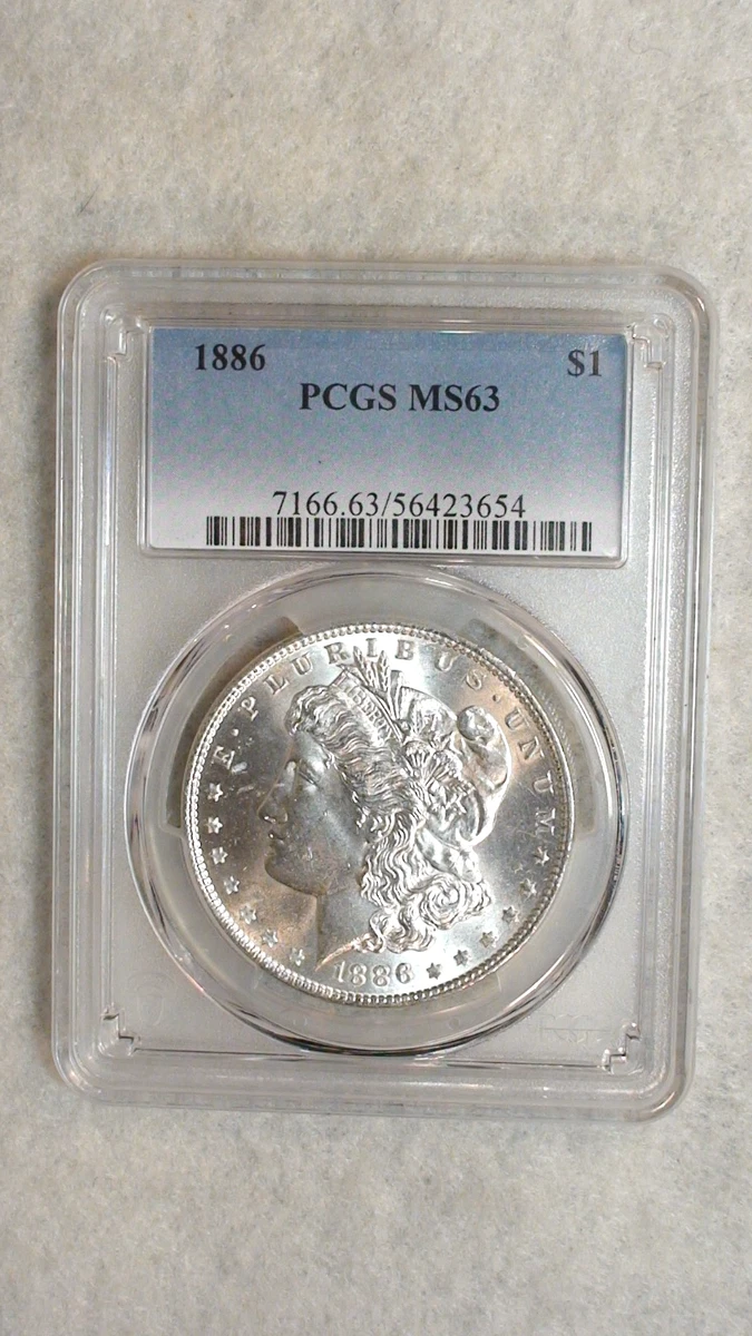 MS 63 Graded 1886 Year Morgan US Dollars (1878-1921) for sale | eBay