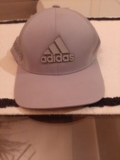 adidas TaylorMade Gray Golf Hat Unisex Sports Logo Solid Activewear