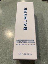 Balmere Mineral Sunscreen Moisturizer  Primer broad spectrum spf 50