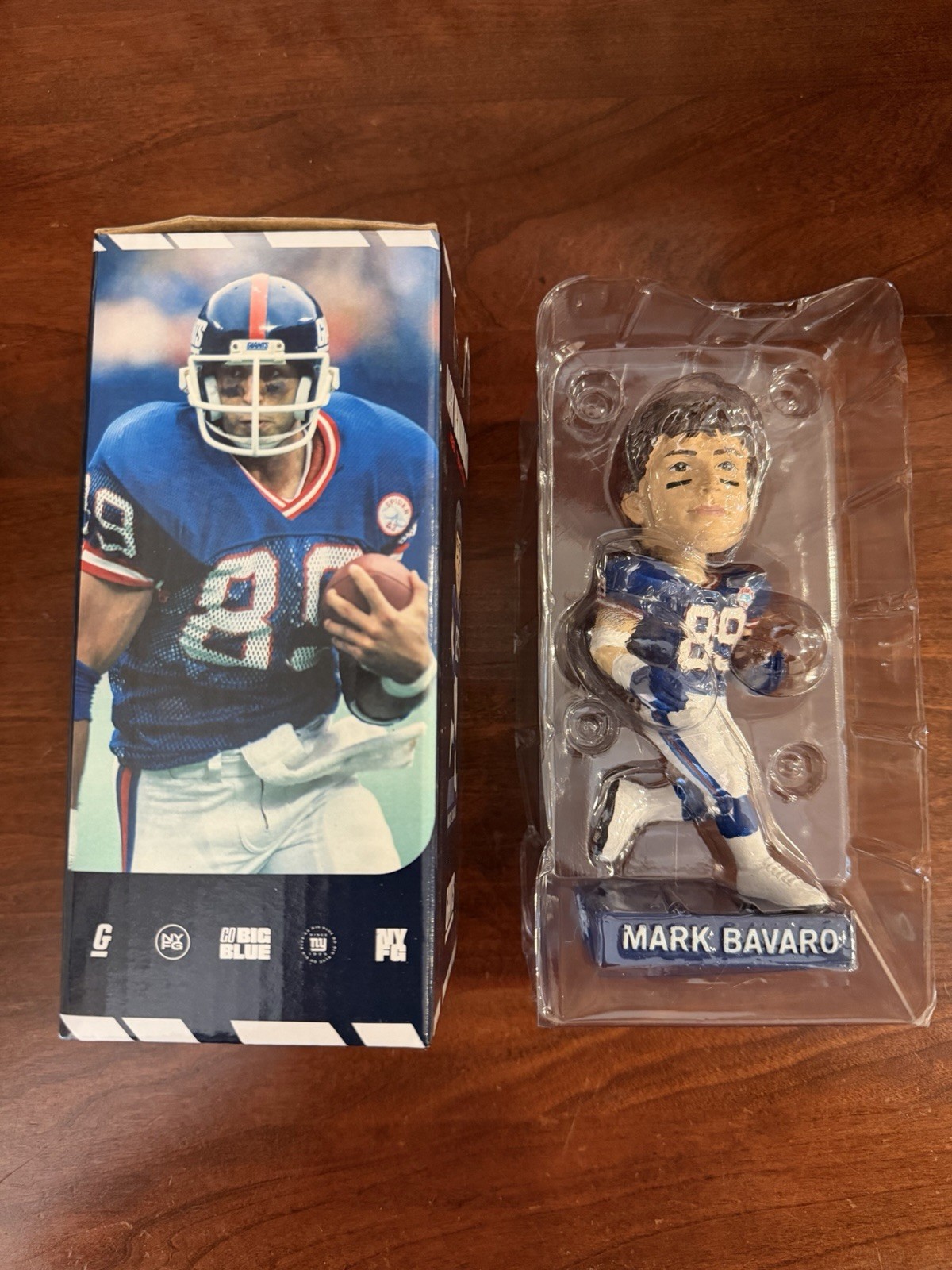 Giants Mark Bavaro #89 NY Giants Football Bobblehead  UNOPENED - 10/4/26