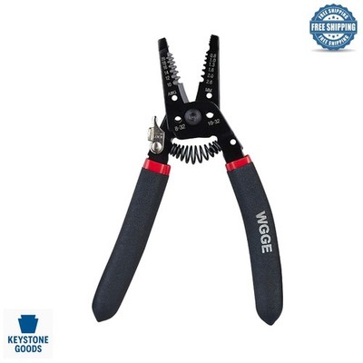7-Inch Wire Stripper & Cutter - High Carbon Steel, Ergonomic, Versatile for A...