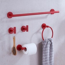 Bathroom Hardware Set,5 Pieces Bathroom Towel Bar Set,24 inch Towel Bar,Towel