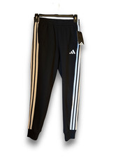 Adidas Big Kid Girls Cuffed 3-Stripe Jogger Pant Size MEDIUM Fleece