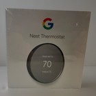 Google Nest Thermostat, Charcoal/Gray G4CVZ  Smart Programmable Wi-Fi New