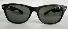 RAYBAN RB 2132 NEW WAYFARER COLOR 622 BLACK SUNGLASSES size 55-18/145 3N NEW 