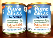 (2) Similac Pure Bliss Toddler Drink  with Probiotics 24.7oz  Exp 02/01/2026