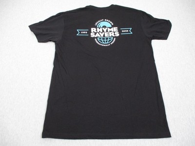 Rhymesayers Shirt Mens Medium Black 25th Anniversary 1995-2020 Hip Hop Shirt