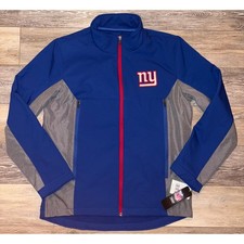 NWT Men's New York Giants G-III Softshell Performance Zip Jacket- Medium - Blue