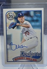 2024 Topps Series 2 - 1989 Topps Baseball Autographs Bobby Miller #89BA-BM (AU)