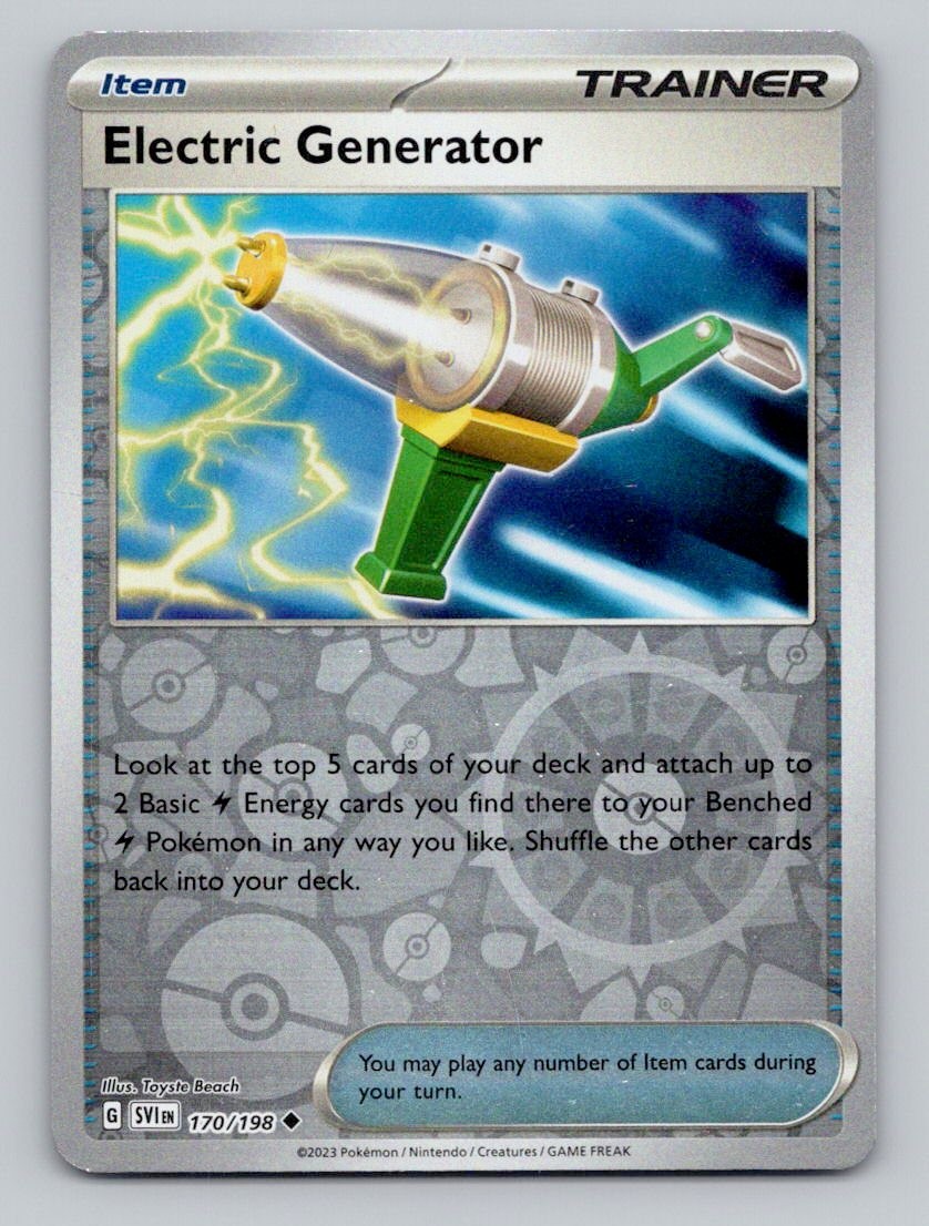 Reverse Holo Electric Generator 170/198 Uncommon Scarlet & Violet Pokemon