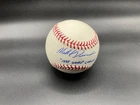Mike Deveraux Signed Baseball inscribed 1995 World Champs Atlanta Braves Beckett